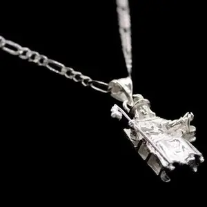 Holy Infant of Atocha with Necklace (Solid.925 Silver)