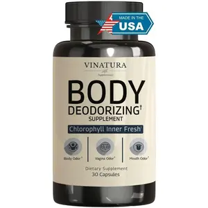 Body Deodorizing Supplement for Women - Magic Chlorophyll Pills for Body Odor Eliminator, it Works for Her Internal Deodorant, 30 Capsules