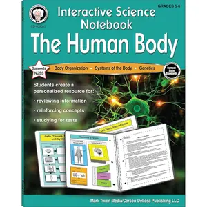 Mark Twain - Interactive Science Notebook: The Human Body Workbook Workbook Edition