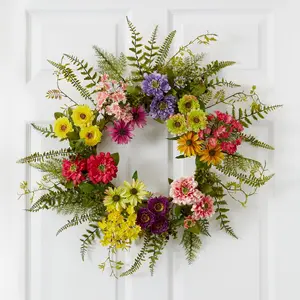 Mixed Flower Wreath Mixed Flower Wreath