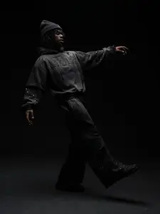 Rhinestone Hoodie & Sweats Set