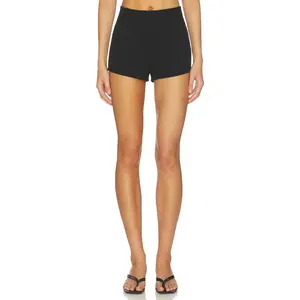 superdown Ava Hot Short in Black Suiting