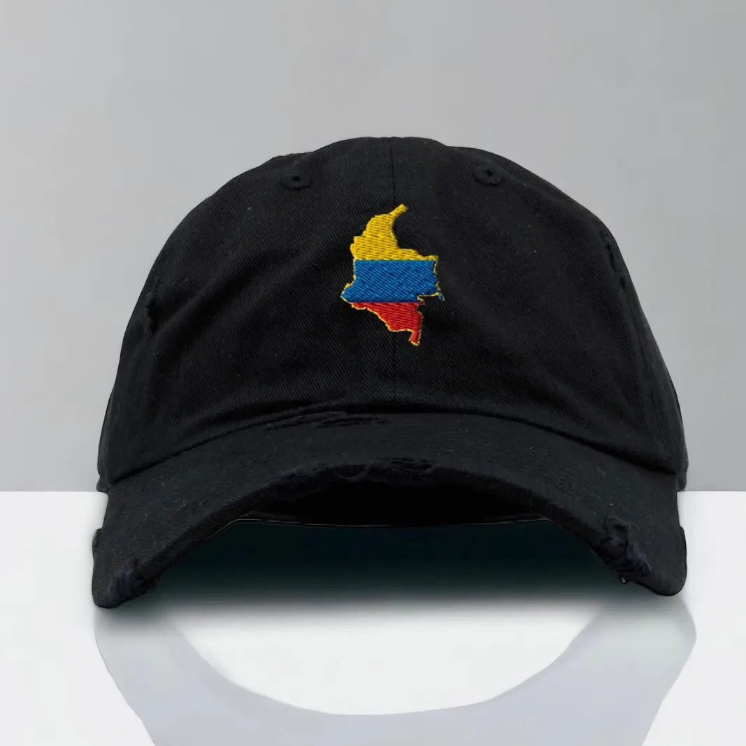 Colombia Distressed Dad Hat