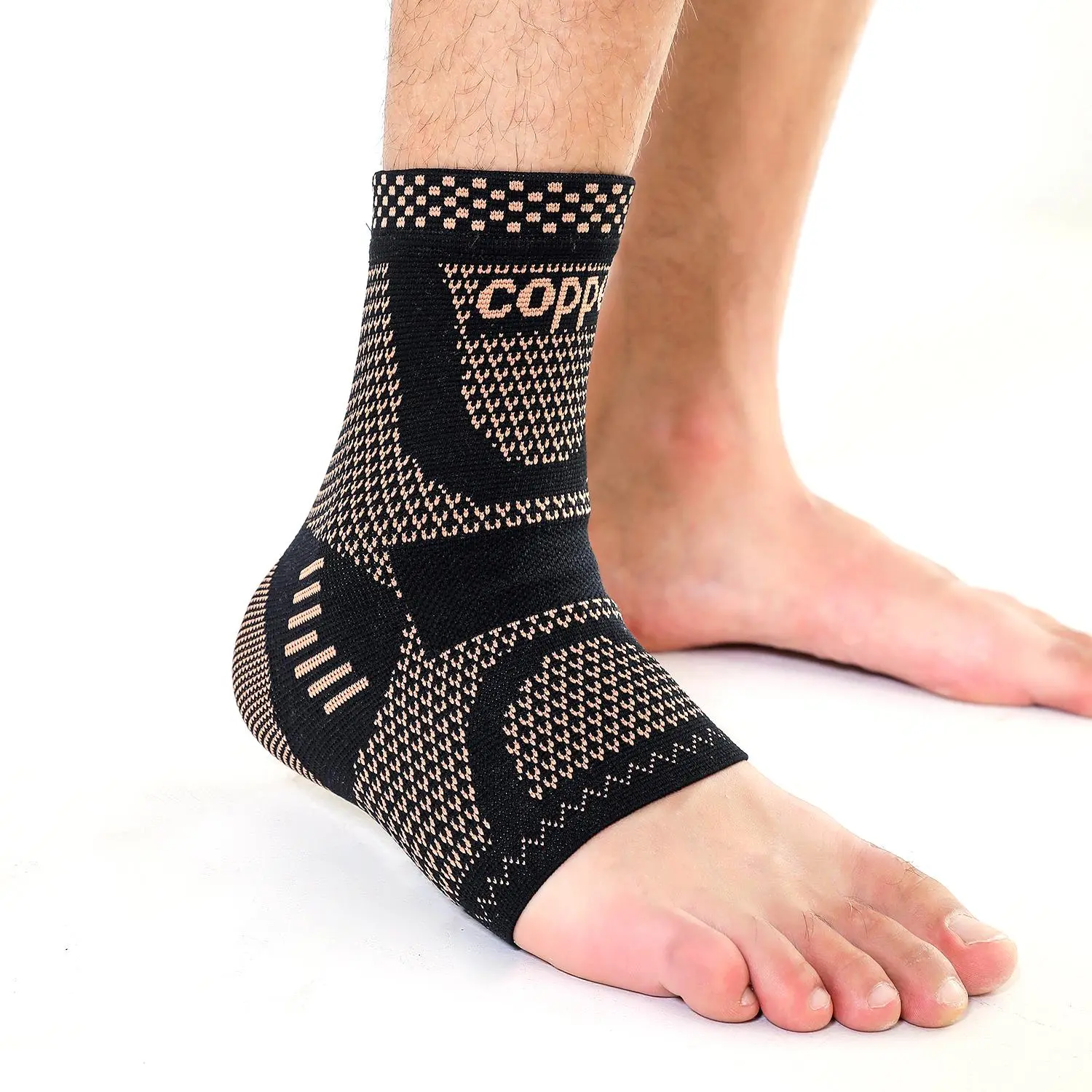 Breathable Ankle Support, 1 Count Ankle Brace, Elastic Ankle Support Strap, Sports Ankle Protector for Men & Women, Fitness Sports Gym Badminton Accessory, Ankle Protective Compression