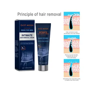 Men's hair removal cream, suitable for all parts of the body and sensitive skin, 100g