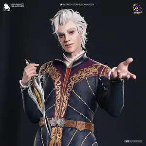 Astarion, Baldurs Gate 3, 1/8 Scale 3D Resin Display Figurine, Made to Order