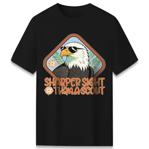 American Eagle Graphic Shirt Strong Outdoor Style Tee Nature Adventure Inspired Top Comfortable Daily Wear For Men And Women