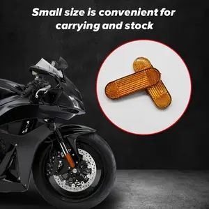 2-Pack Self-Adhesive Reflective Boards, Dual-Sided Abs, Motorcycle Bicycle Safety Warning Reflectors, Road Safety Accessories