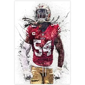 XMSCWSRY Fred Warner Canvas Poster Wall Art Decor Print Picture Paintings for Living Room Bedroom Decoration Unframe: 12x18inch(30x45cm) Gift Ornaments