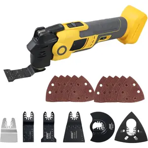 Oscillating Tool Compatible with De-Walt 20V  Anti-vibration Oscillating Multi-Tool Kit with 3.6? Oscillation Angle,6 Variable Speed,16- Electric Multitool ,Box