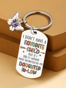 Daughter in Law Mothers Day Gifts, Birthday Gift for Daughter in Law, Best Gifts for Mother's Day, Wedding Engagement Keychain, Heart Design Keychain