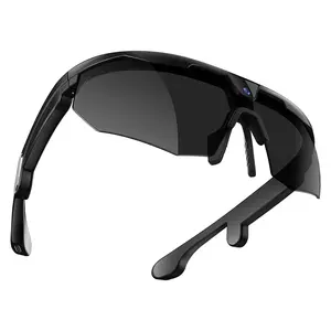 Ai Smart Glasses Cycling Goggles, 8MP HD Camera, Video Recording, Audio Recording, Six-Axis Stabilization, Waterproof, Wireless Music Playback, ENC Noise Reduction, AI Assistant AI Recognition Outdoor Ride Smart Glasses For Man and Women Camera Glasses
