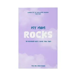 Gift My Mom Rocks: 101 Reasons Why I Love You, Mom: Guided Fill In The Blank Journal Keepsake - The Perfect Gift for Mom!