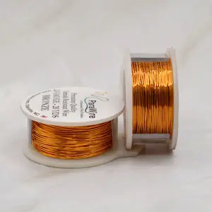 Parawire 24 Gauge Metallic Craft Wire in Bronze