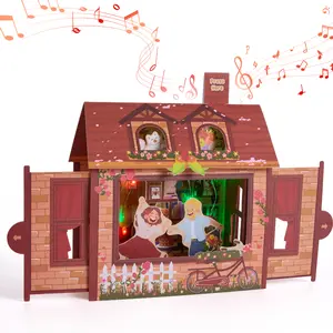 Kittenice 3D Pop-Up Card with Romantic Dancing Young Couple, Can't Help Falling in Love, Perfect Gift for Anniversaries, Birthdays & Surprises