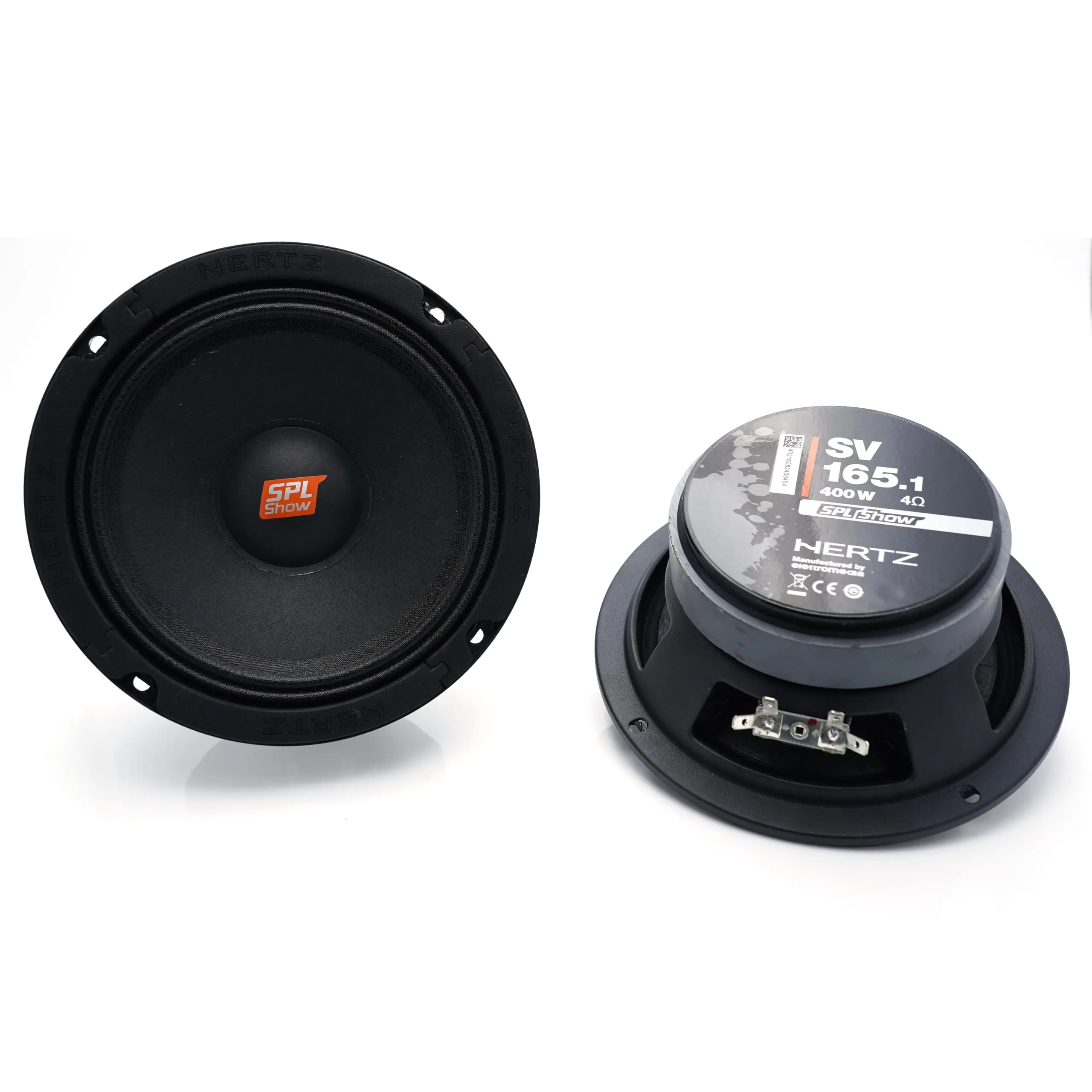 Hertz SPL Show SV 165.1 6.5" SPL Midrange Speakers, 100W RMS, 4Ω, Pair
