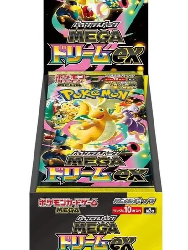 Mega Dream EX Booster Box (Japanese) Collectible Trading Cards Trading Card Pack