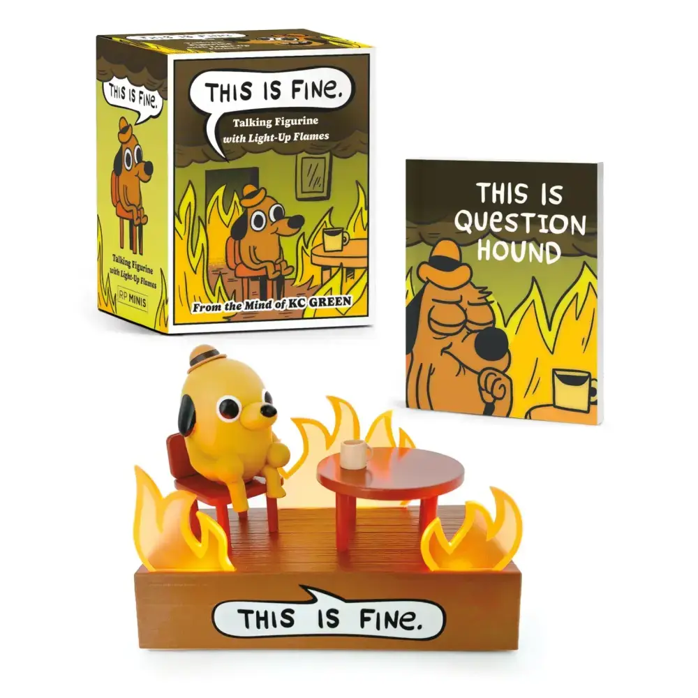 This is Fine Dog Talking Figurine