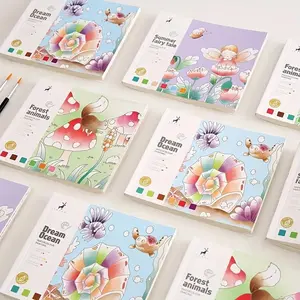 Creative Watercolor Painting Book, Coloring Book, Gouache Graffiti Notebook, Sticky Note Drawing Book, Watercolor Paper