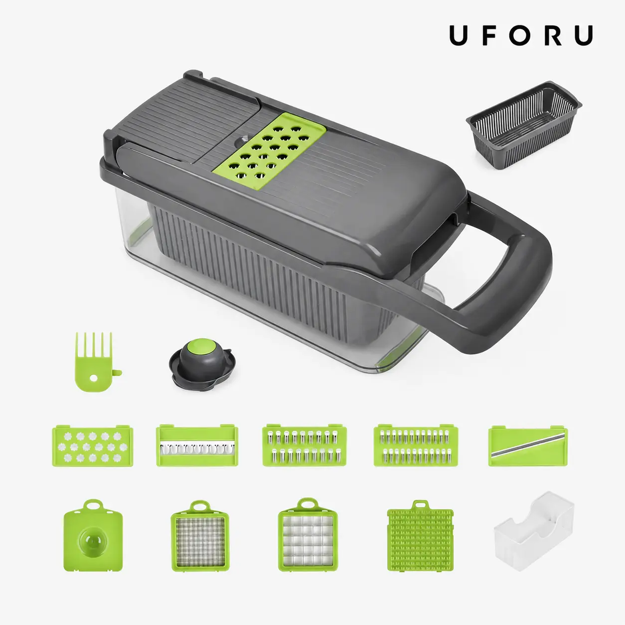 UFORU Multi-purpose vegetable chopper, ideal for vegetables, fruits, and cheese. A portable kitchen gadget that effortlessly handles chopping and meal prepdealsforyou#SummerWins