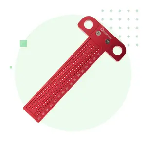 YoraHome T260 T Type Wood Measure Ruler Aluminum Alloy Precision Scriber for Carpentry Marking Tools