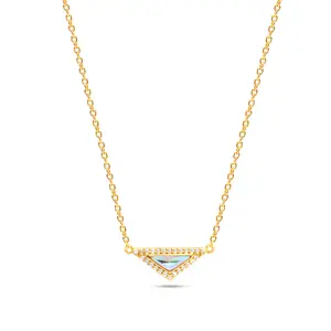 Angel Aura Quartz Point Necklace