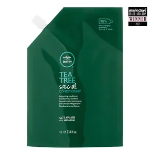 Tea Tree Special Conditioner Refill Pouch Sustainable Haircare Set Plastic Cleanser Detox Shampoo Cleansing