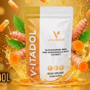 VitalHealth V-Itadol Edible Supplement - Helps Support Joint/Muscle Discomfort, Blood Health  - Non-GMO Good Manufacturing Practice Certified Dietary Supplement