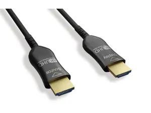 Nippon Labs 75ft. Hybrid Active Optical Fiber HDMI Plenum Rated Cable, 4K@ 60Hz, High Speed HDMI2.0 AOC (Active optical cable) Cable, 30HM2-10HM-PAOC4K-75