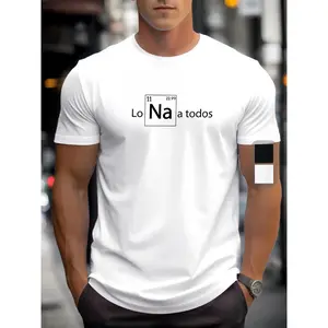 Unisex Casual T-Shirt with Stylish Crew Neck, Short Sleeves, and Simple Streetwear Style