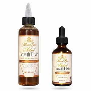 Klassè Bar Herbal Growth Elixir Ayurvedic Hair Growth Oil for Nourishing Scalp Strengthening Strands & Promoting Healthy Hair Growth