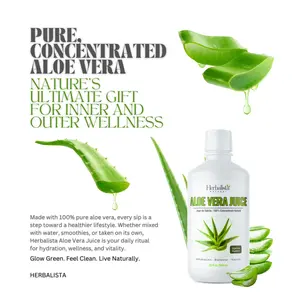 Viral New! Aloe Vera Juice (UnFlavored) 32 Oz (960ml) - 100% Natural Jugo de Sabila