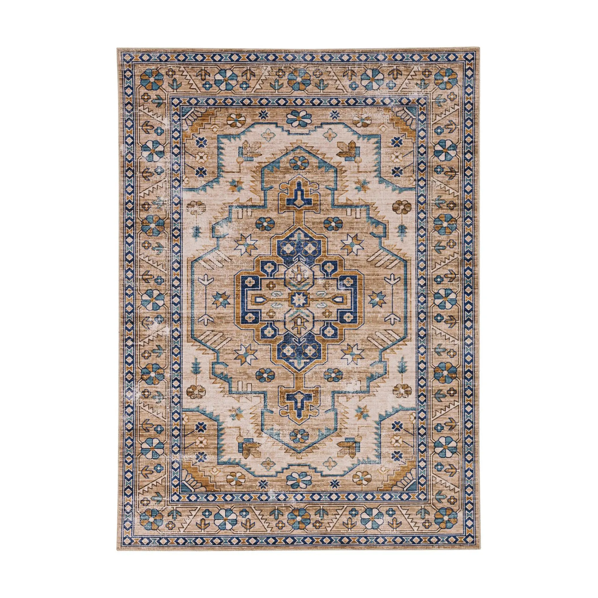 Linon Home Von Washable 2'x'3 Non-Slip Decorative Rug Linon Home Von Washable 2'x'3 Non-Slip Decorative Rug