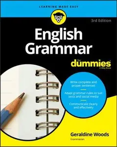 USED-English Grammar for Dummies by Woods, Geraldine (Paperback)