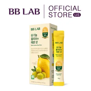 [BB LAB] Organic Olive & Lemon Dual Shot, 50:50 Ratio, Cold-Pressed Extra Virgin Olive Oil & NFC Lemon Blended Vitamin Supplement (16g x 10 sticks)