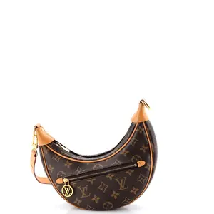 Pre-owned Louis Vuitton Canvas Coated Shoulder Bags Loop Handbag Monogram Canvas by Rebag