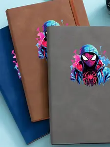 Spider-Man themed hoodie notebook is a stylish and trendy notebook suitable for meeting minutes, school, and office use.