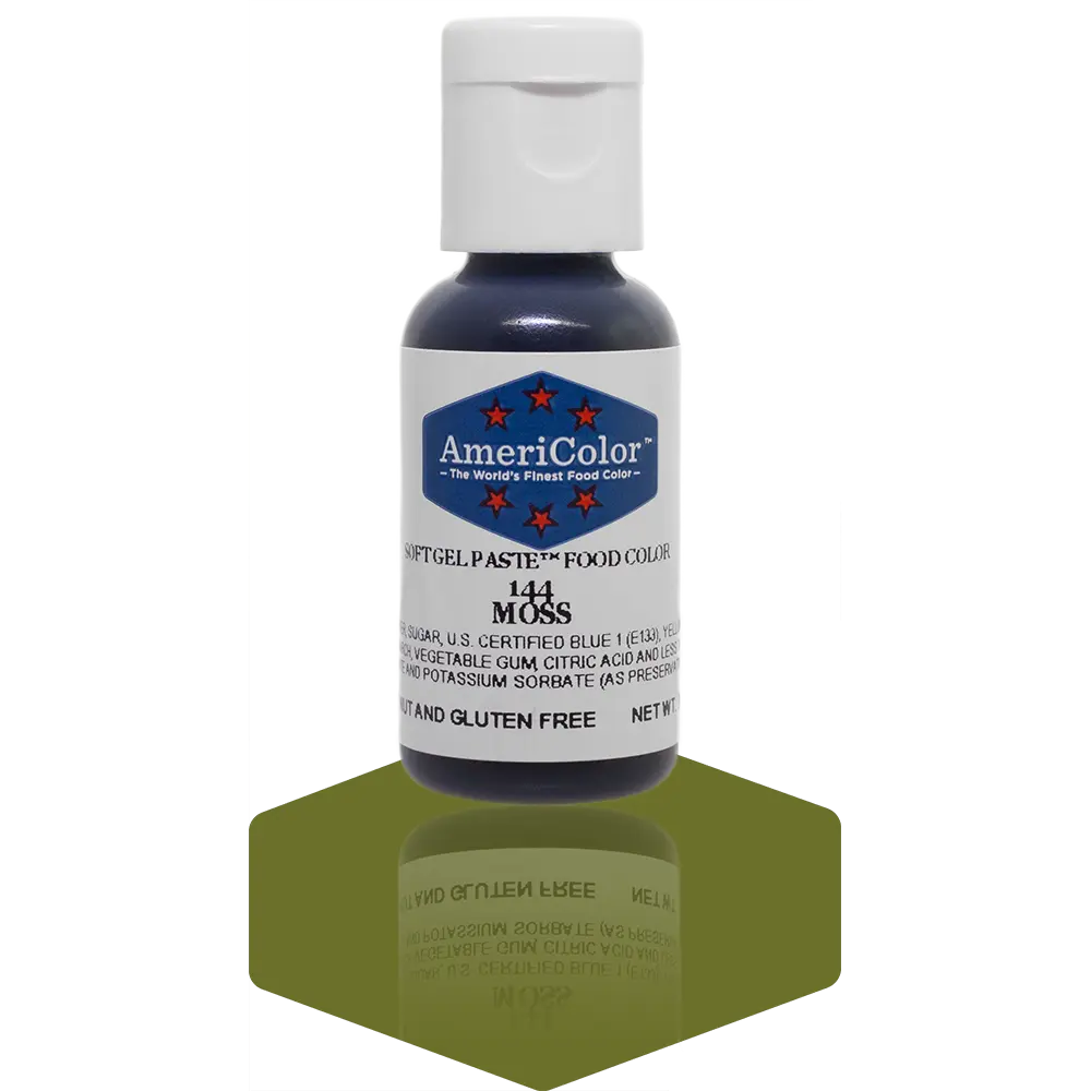 AmeriColor, Moss, .75 Ounce, Soft Gel Paste Food Color