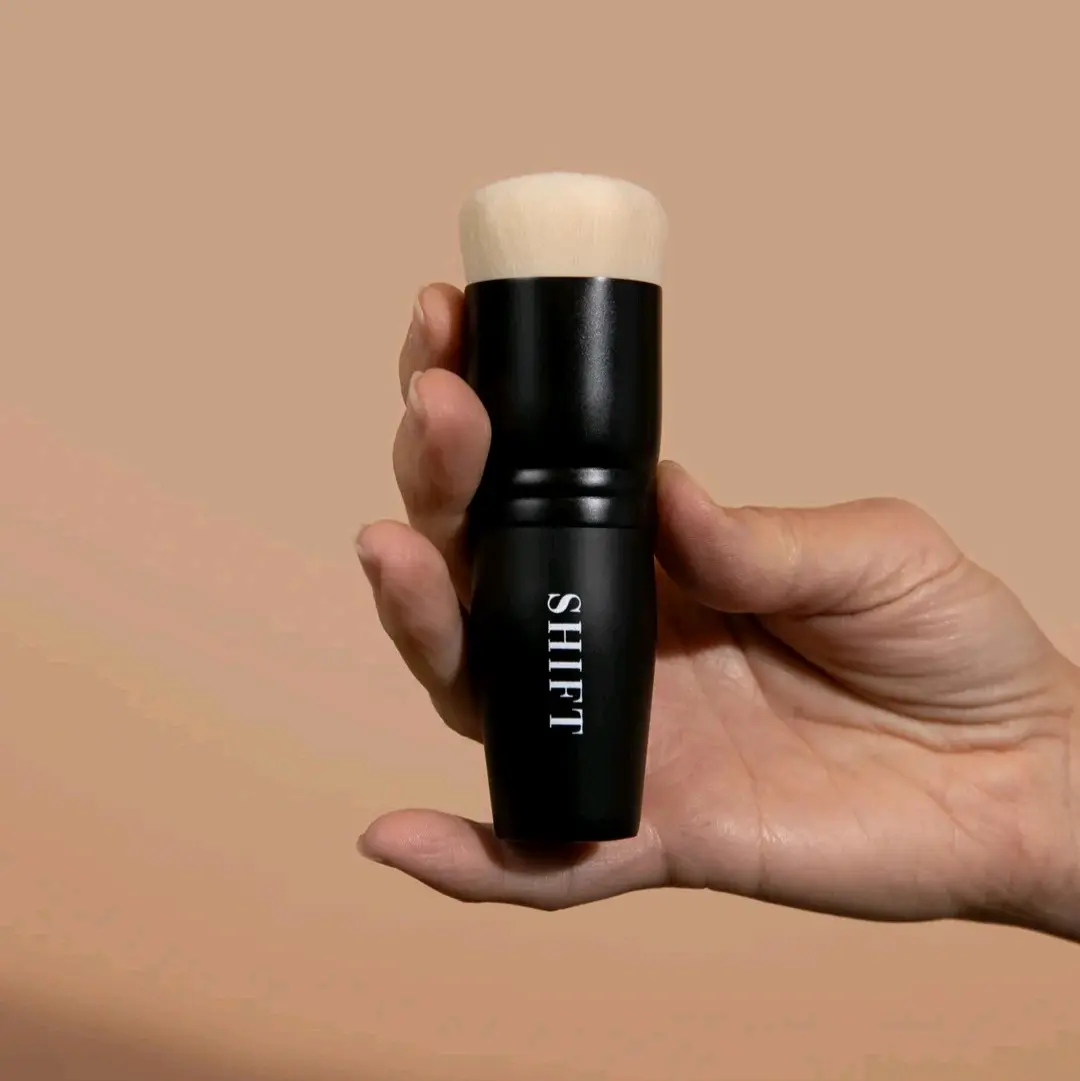 SHIFT No. 1 Dome Foundation Brush - SHED-FREE DENSE SOFT VEGAN CRUELTY-FREE CLEAN MADE IN USA for Smooth Even Application