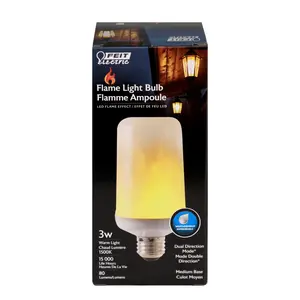 Feit Electric 3 Watt Flame Effect Decorative LED Light Bulb