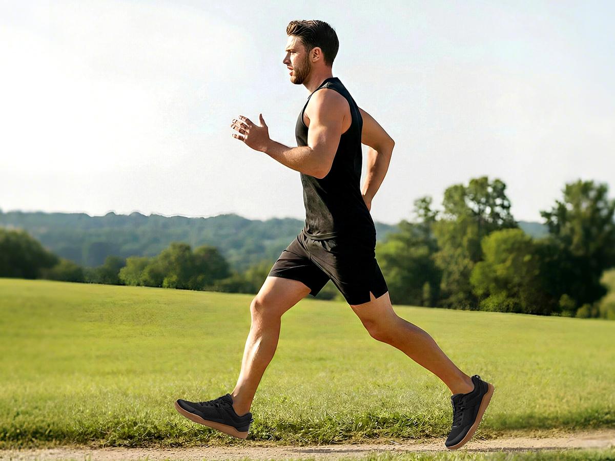 AIRHAS Men’s Zero-Drop Barefoot Trail Running Shoes with Anatomical Toe Cap — Gym & Cross-Training Sneakers