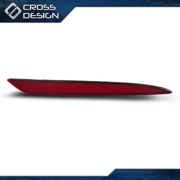 CROSSDESIGN Rear Passenger Bumper Light Reflector Lamp Fits 17-23 Model 3 Right RH 1077407