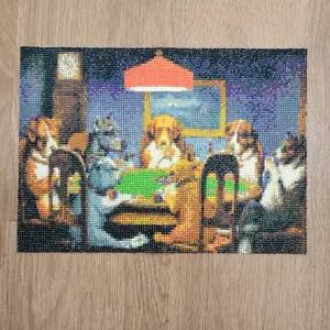 completed custom Diamond Art