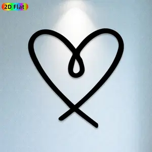 1pc Heart & Drop Metal Wall Art, Romantic Heart Drop Statue Mural, Ideal Gift for Valentine's Day, Wedding, Heart Decor Enthusiasts, Rust-Resistant Metal Wall Decor Wall Sculptures, Perfect for Bedroom Wall & Garden Fence, Charming Love-Themed Decor