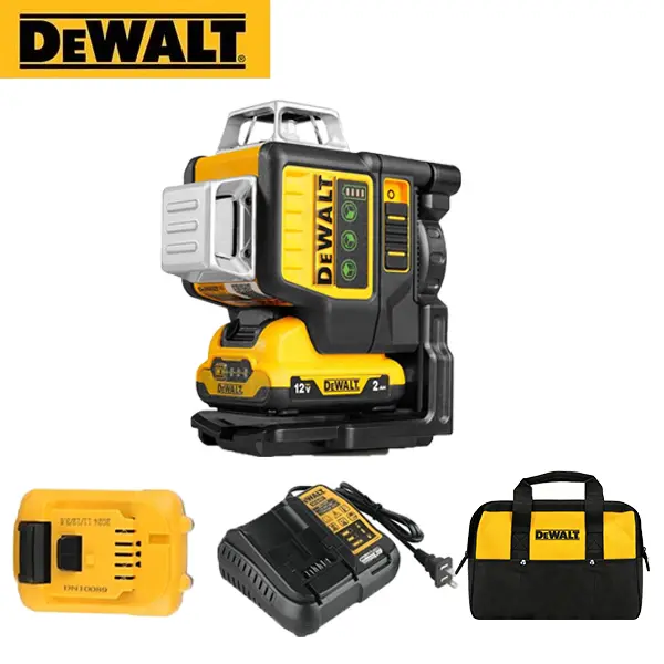 Professional Green Laser Level Tool! DEWALT DW089LG 3×360° Self Leveling Laser With Full Room Alignment, Precise Layout Performance For Construction, Cabinet Installation, Tile Work, Wall Mounting And Home Renovation nm  cordless high torque