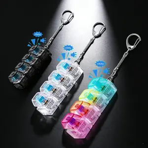 Glow in the Dark Keyboard Fidget Toy 4 Keys | Perfect for Office, School & Gaming