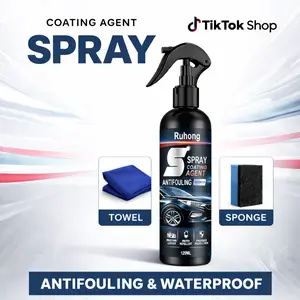 Nano Ceramic Car Coating Spray 100ml for Instant High Gloss & Paint Protection Professional Auto Polish Wax for Exterior Surfaces