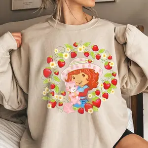 Strawberry Shortcake T-Shirt, Sweatshirt, Hoodie, Vintage Shirt, Made In 80S Cartoon Sweater