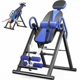 YOLEO Gravity Heavy Duty Inversion Table for Back Pain Relief, with Headrest & Adjustable Protective Belt Back Stretcher Machine