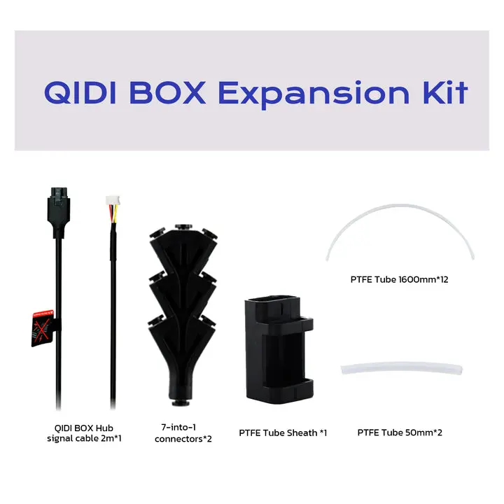 QIDI BOX Expansion Kit, Supports Connection of Multiple Multi-Color Systems, Compatible with QIDI FDM 3D Printers
